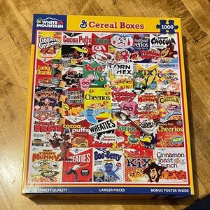 White Mountain “Cereal Boxes” 1000 Piece Puzzle